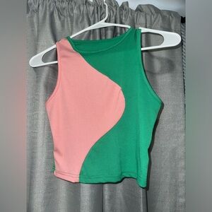 2 color tank top